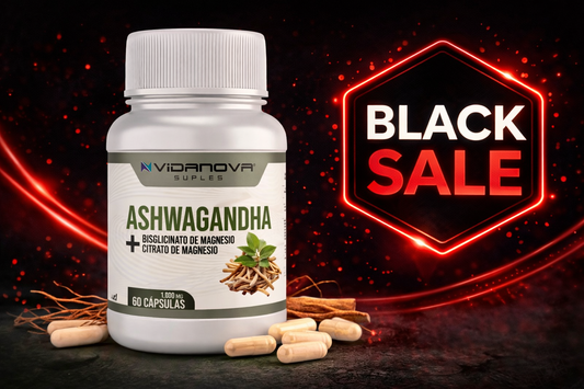 Ashwagandha + Magnesio 1000mg 60 CAPS