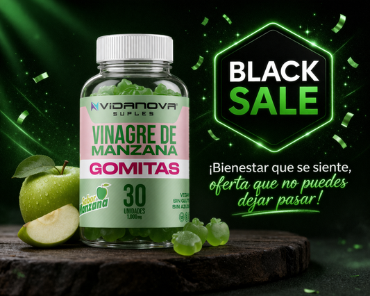 GOMITAS VINAGRE DE MANZANA 1000MG