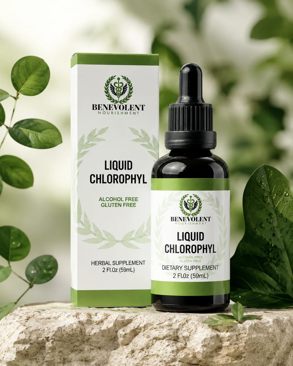 CLOROFILA BENEVOLENT 59ML FÓRMULA NATURAL